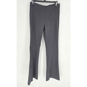 Avenue Montiagne Bellini Gray Wide Leg Dress Pants Stretchy 4 Long Tall USA